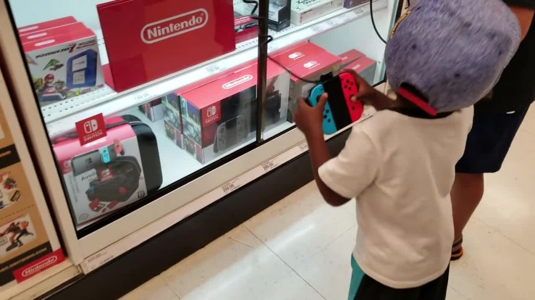 Miracle Baby Plays On The Nintendo Switch In Target